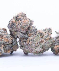 Astro Pink 3.5g premium indica cannabis flower with dense frosty buds