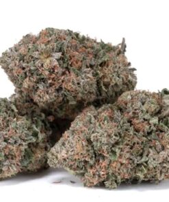 Bubba Kush 3.5g premium indica cannabis flower with dense frosty buds