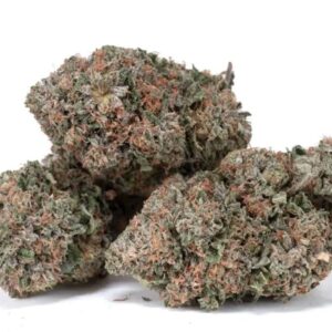 Bubba Kush 3.5g premium indica cannabis flower with dense frosty buds