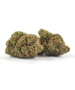 Death Bubba 3.5g premium indica cannabis flower with frosty buds
