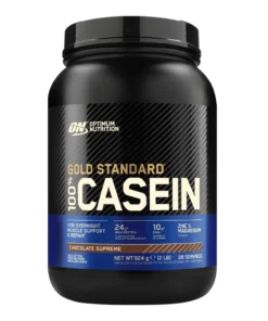 Casein Protein Powder supplement for muscle recovery and overnight support