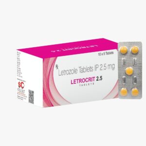Letrozole 2.5mg 60 tablets product package
